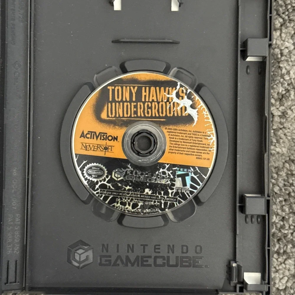 Tony Hawk's Underground 1 & 2 Lot (Nintendo GameCube)